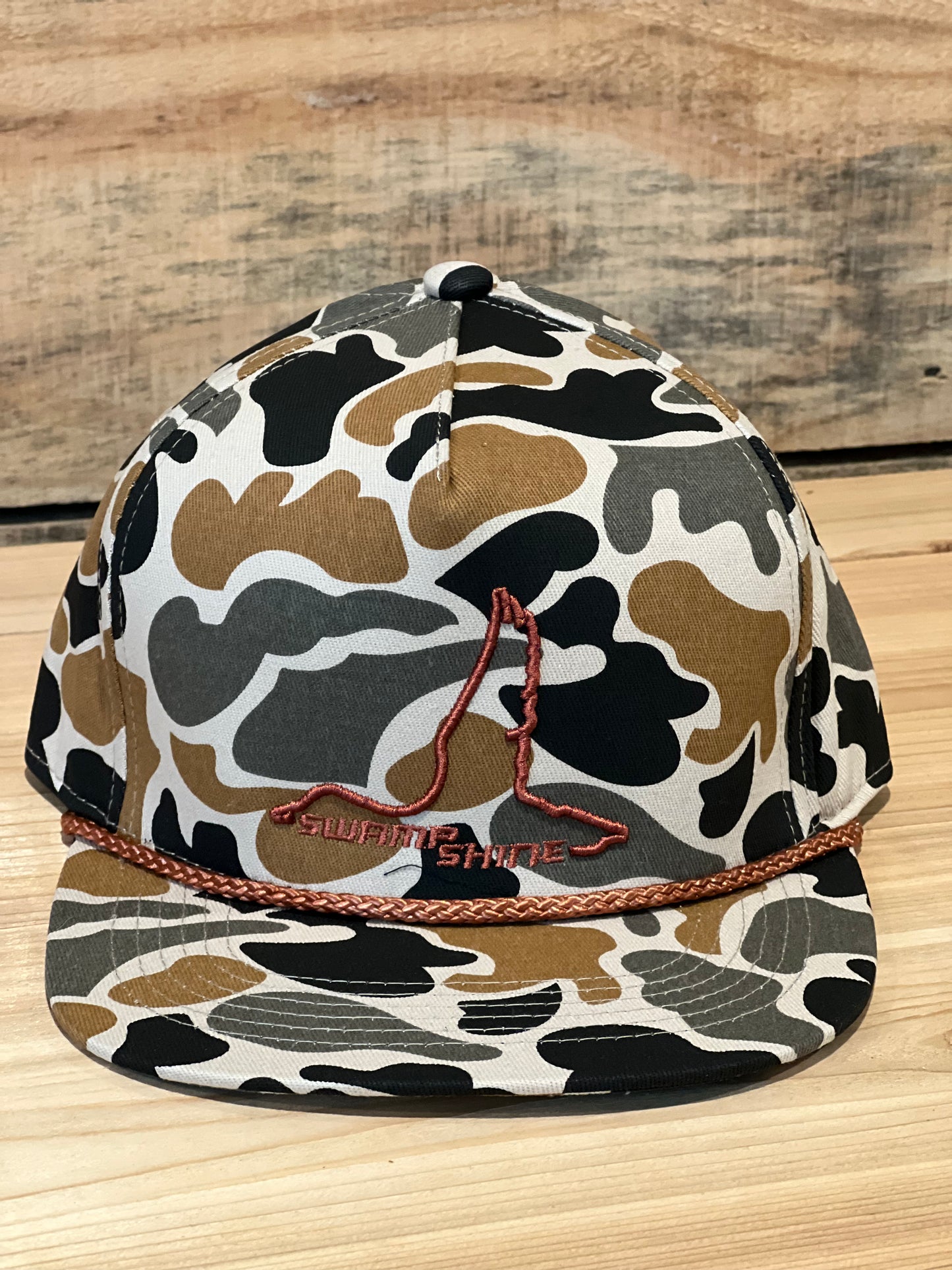 Burnt Orange 5 Panel 3D Logo