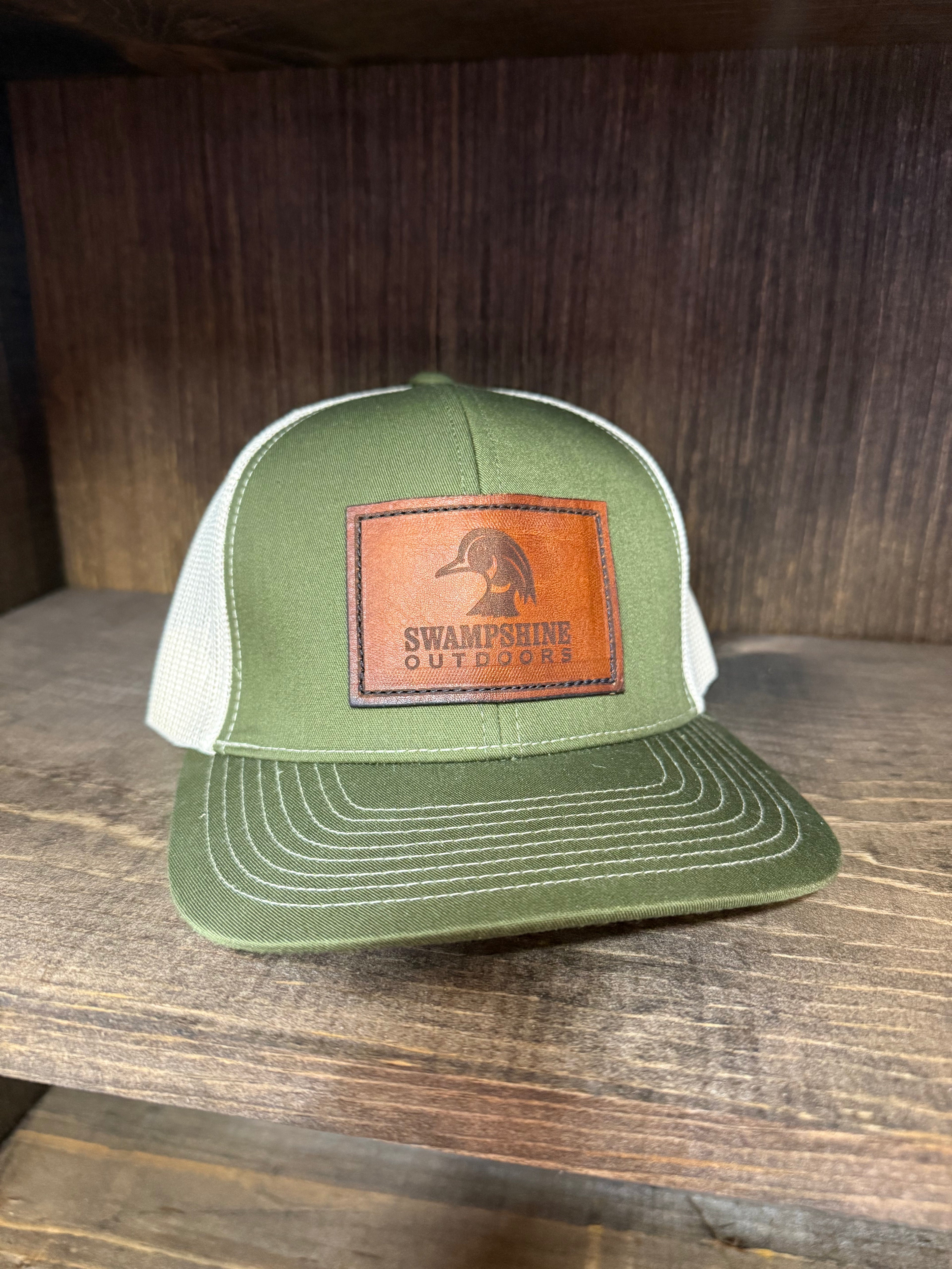 Olive Original Leather Patch