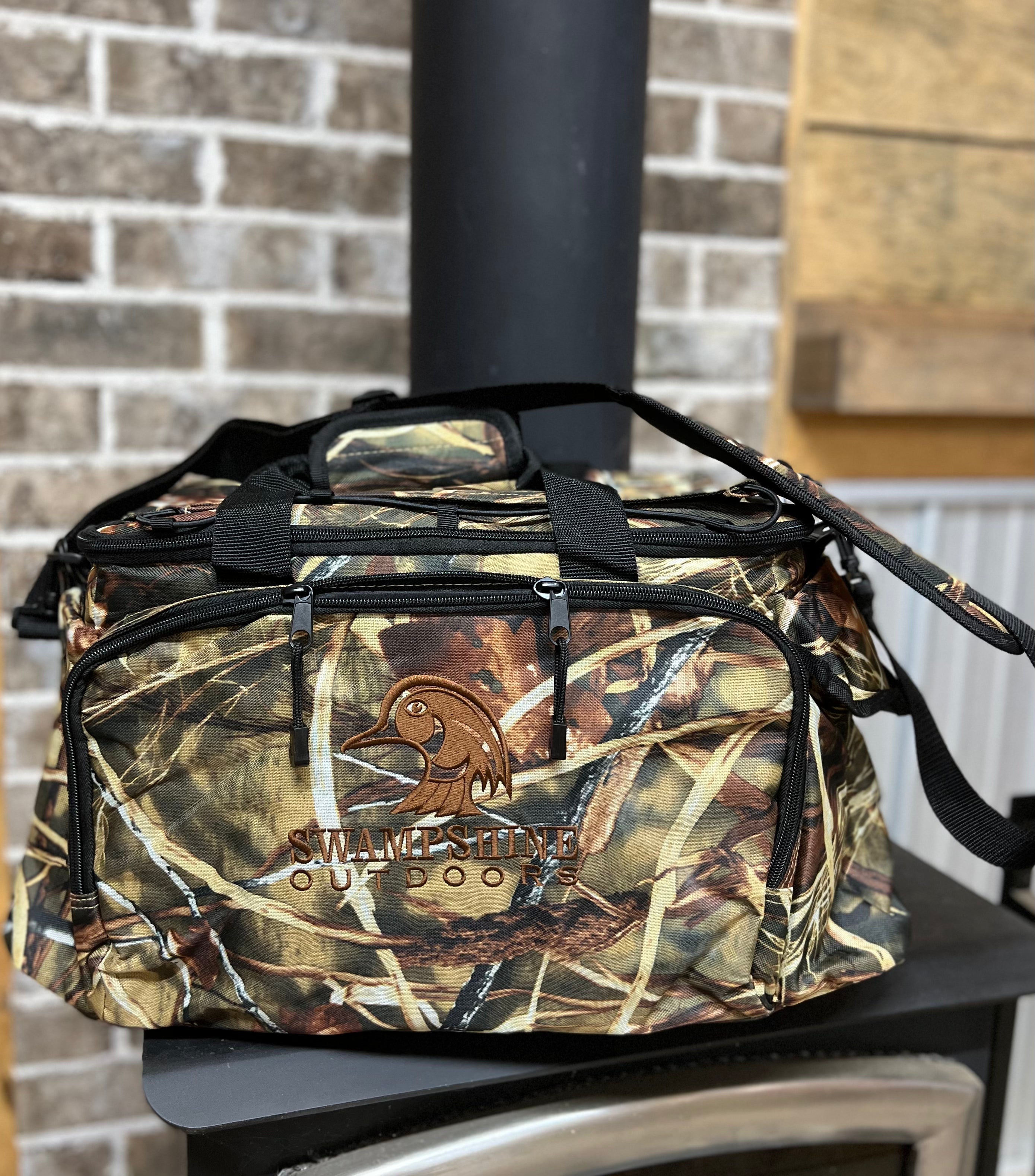 Camouflage Wood Duck Logo Blind Bag