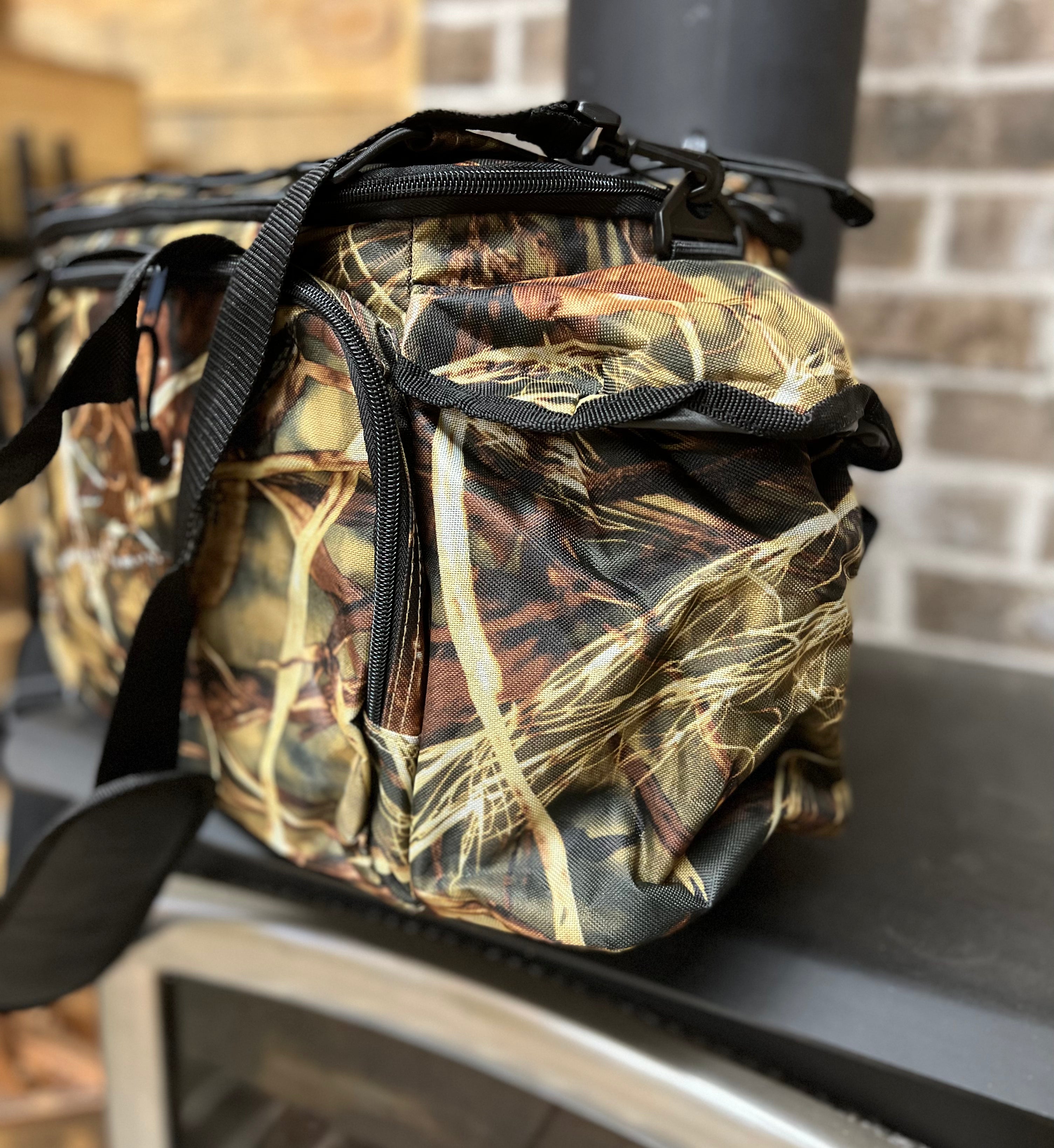 Camouflage Wood Duck Logo Blind Bag